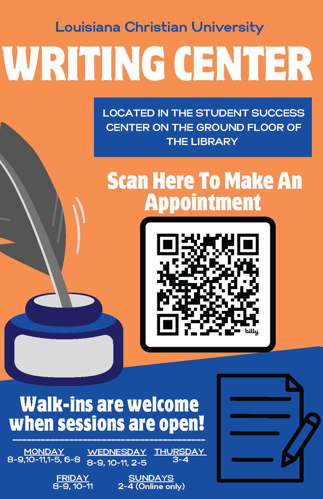 Writing Center - Jan 2025 Writing Center - Jan 2025