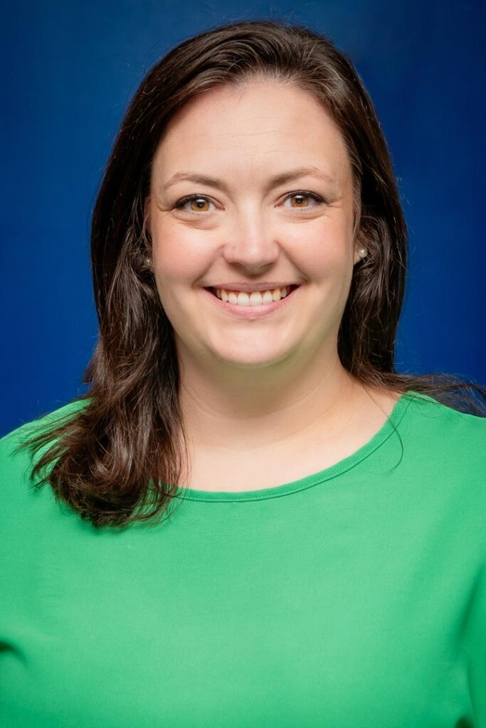 Smiling woman headshot with