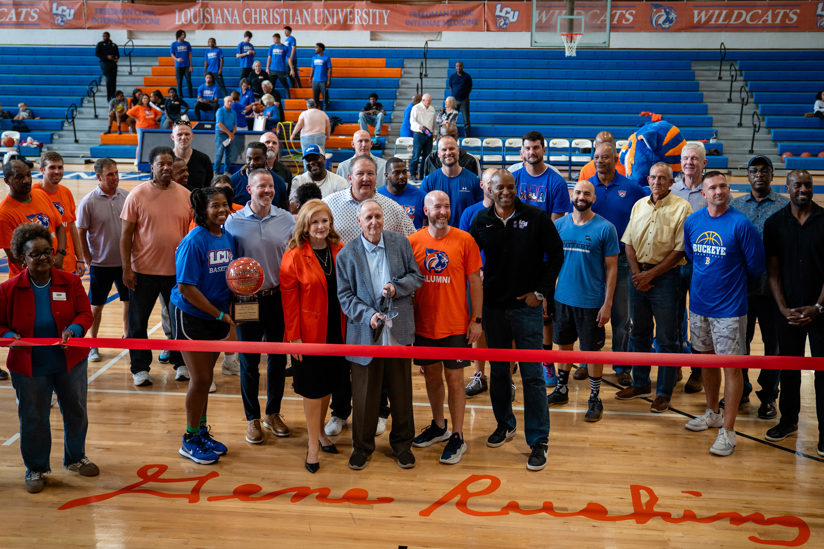 Louisiana Christian University alumni and staff at