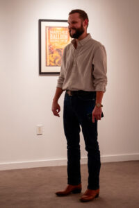 Smiling man in a button-up