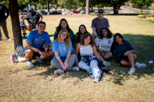 Diverse group of smiling young adults