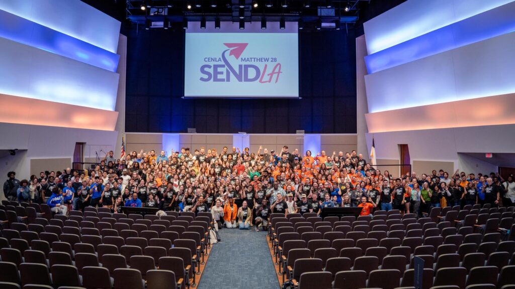 CU students, faculty, staff before the start of SENDLA Day of service.