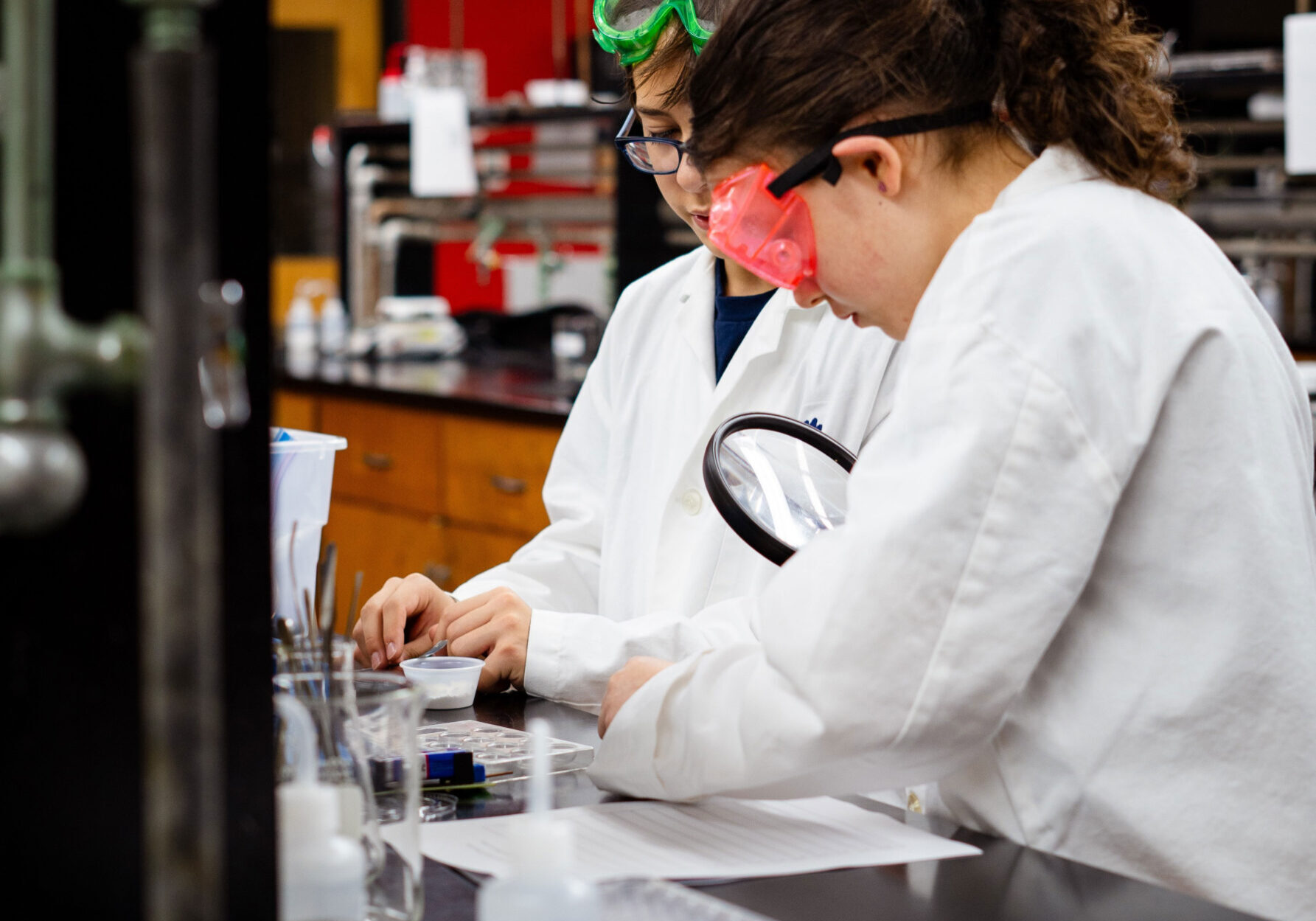Two chemistry students